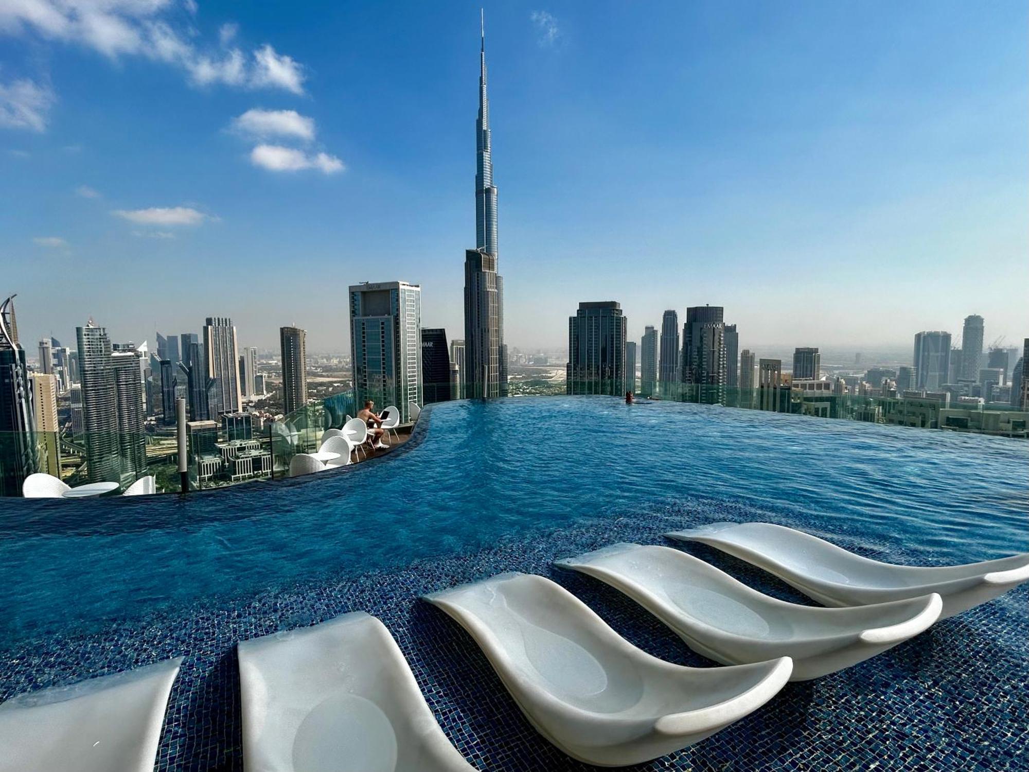 Burj Khalifa Views 2Br With Infinity Pool Downtown Apartment Dubai Luaran gambar